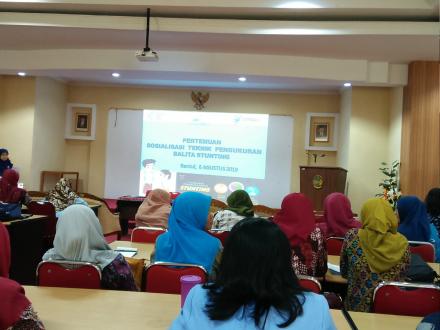 Sosialisasi Teknik Pengukuran Balita Stunting